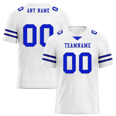 Custom White Classic Style Personalized Authentic Football Jersey FBJ02-bd0a700e