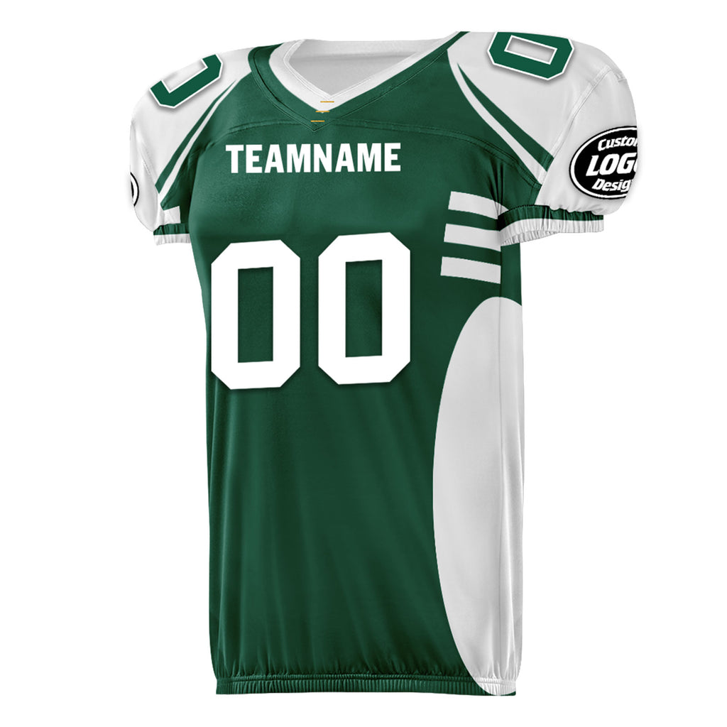 Custom Green White New York High-Performance American Football Jersey FBJ06-D023001-28