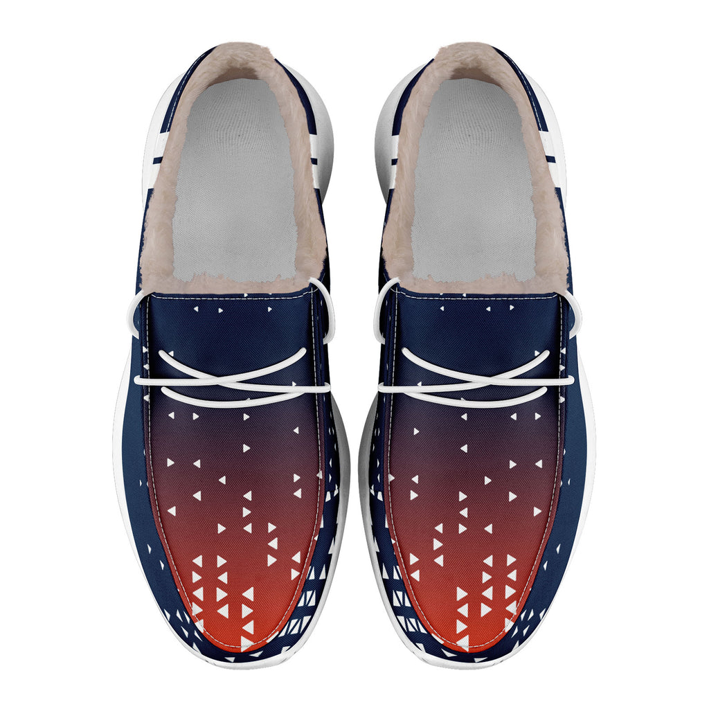 Custom Blue White Denver Shoes Personalized Sneaker FN042-D020279-10