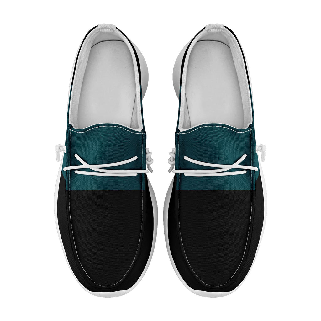 Custom Green Gray Black Philadelphia Jacket and Sports Shoes Combo Offer Personalized Combo ZH-D020294-23
