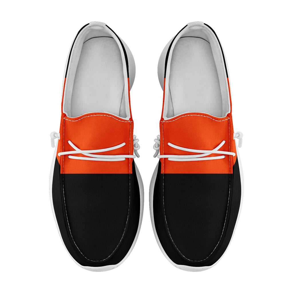 Custom Black Orange Cincinnati Jacket and Sports Shoes Combo Offer Personalized Combo ZH-D020294-6