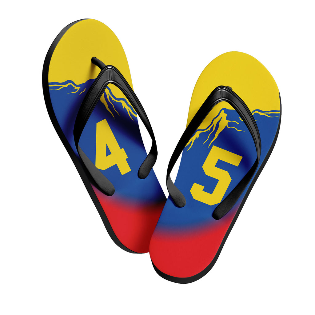 Custom Ecuador 2026 World Cup Sneakers DIY Country Flag Running Shoes Lightweight Sport Shoes Gift for Football Fans Personalized Team Name and Logo FN058-F009137-5