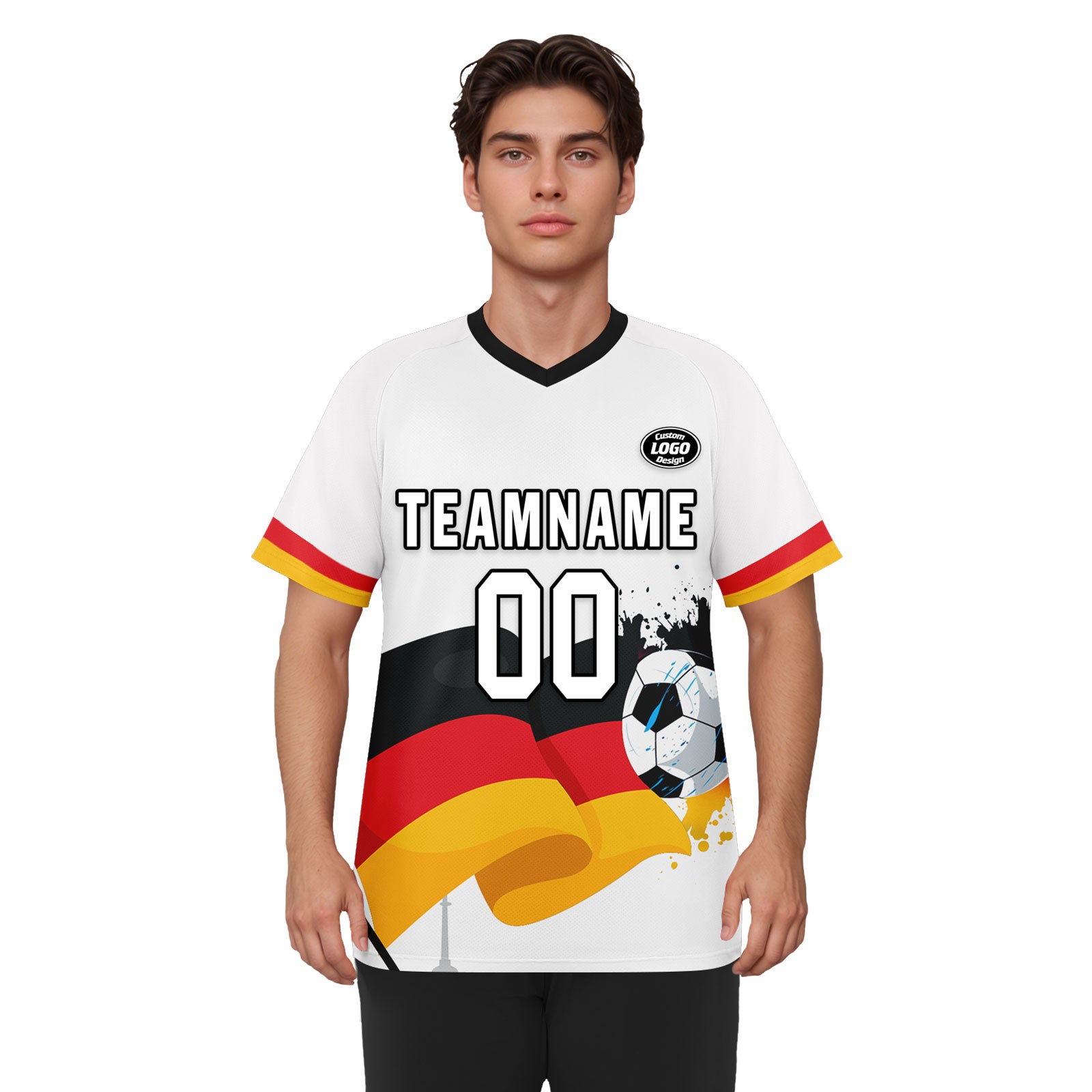 Custom Germany 2026 World Cup Football Shirt Customized Soccer Jersey for Fans Add Your Name & Number FZ190-F028093-2
