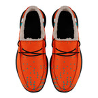 Custom Orange Green Miami Shoes Personalized Sneaker FN042-D020279-24