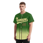 Custom Green Fade Fashion Personalized Authentic Baseball Jersey BSBJ01-D0a70f7