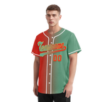 Custom Red Green Gradient Fashion Personalized Authentic Baseball Jersey BSBJ01-D0a7a09