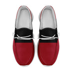 Custom Red Gray Black Atlanta Jacket and Sports Shoes Combo Offer Personalized Combo ZH-D020294-3