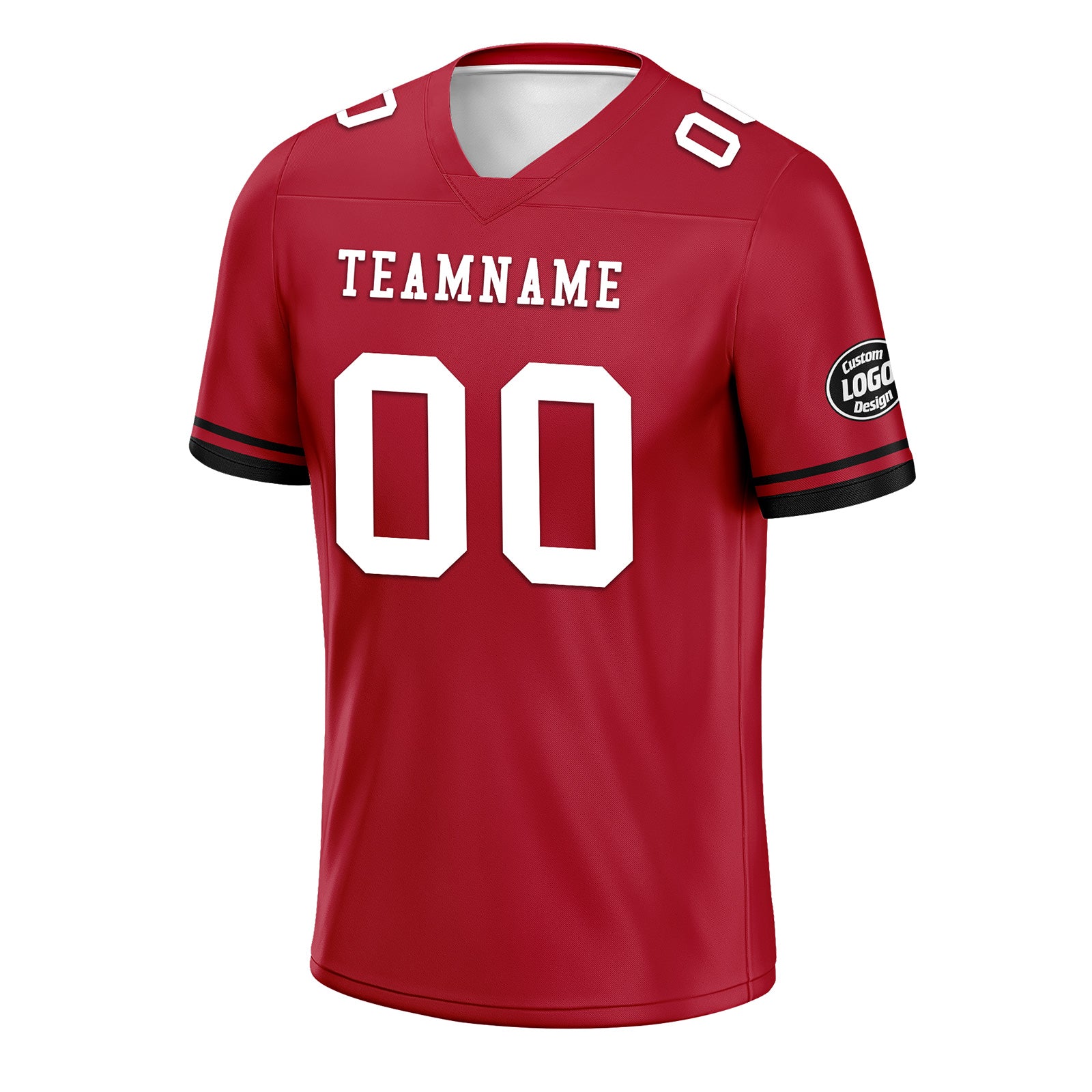 Custom Red Tampa Personalized Authentic Football Jersey FBJ02-D020263-29