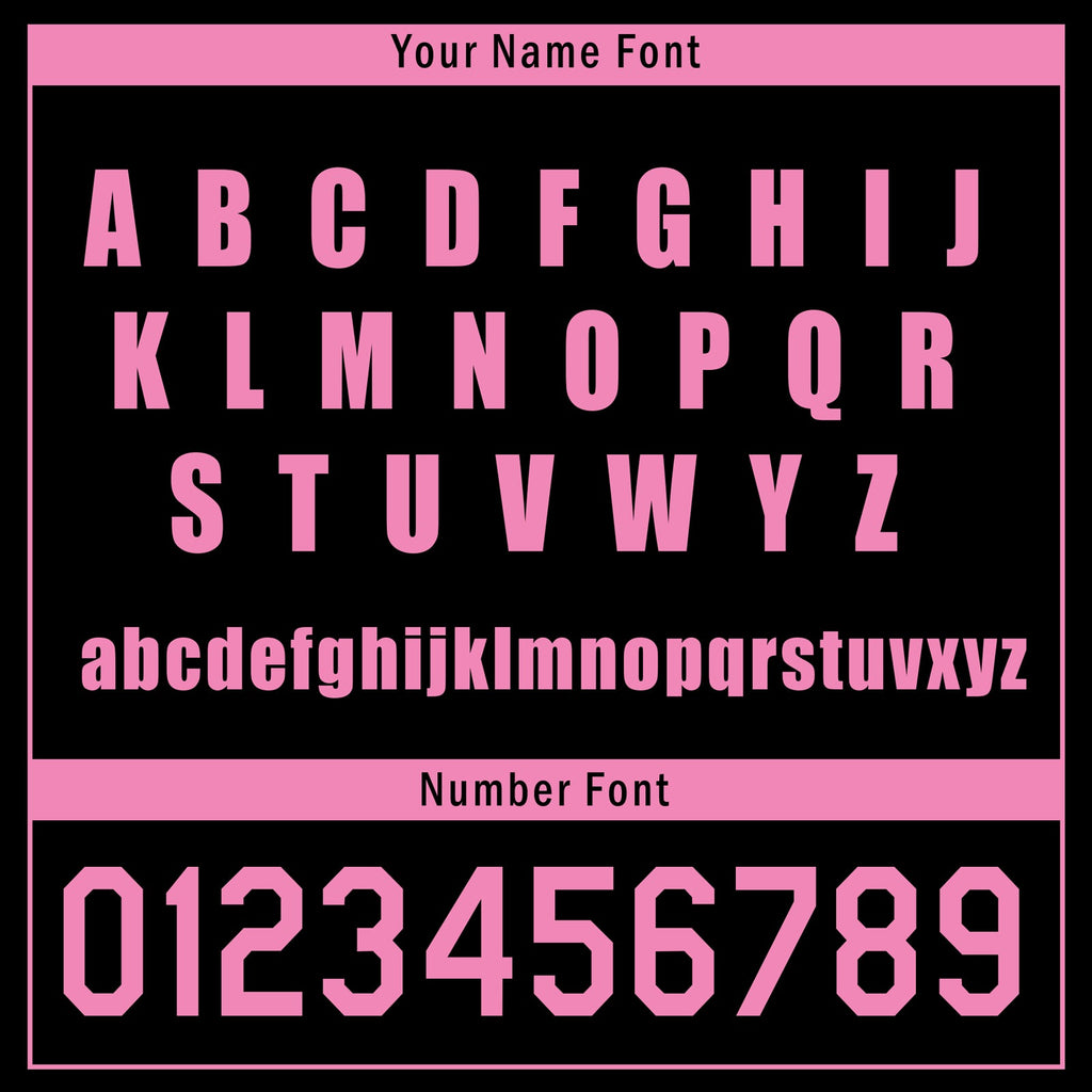 Custom Black Pink Soccer Sets Jersey Personalized SCJ101-D020131-5
