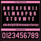 Custom Black Pink Soccer Sets Jersey Personalized SCJ101-D020131-5