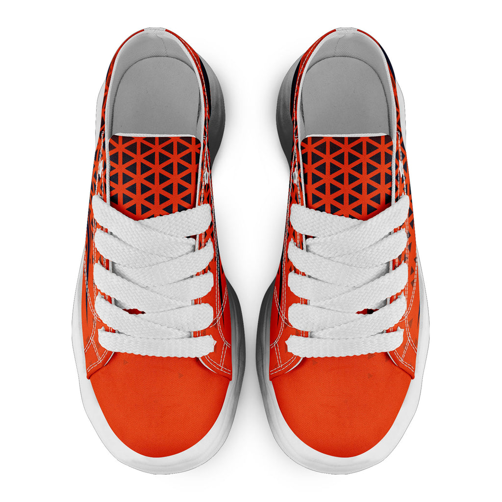 Custom Orange White Colorado Shoes Personalized Sneaker FN038-D023003-10