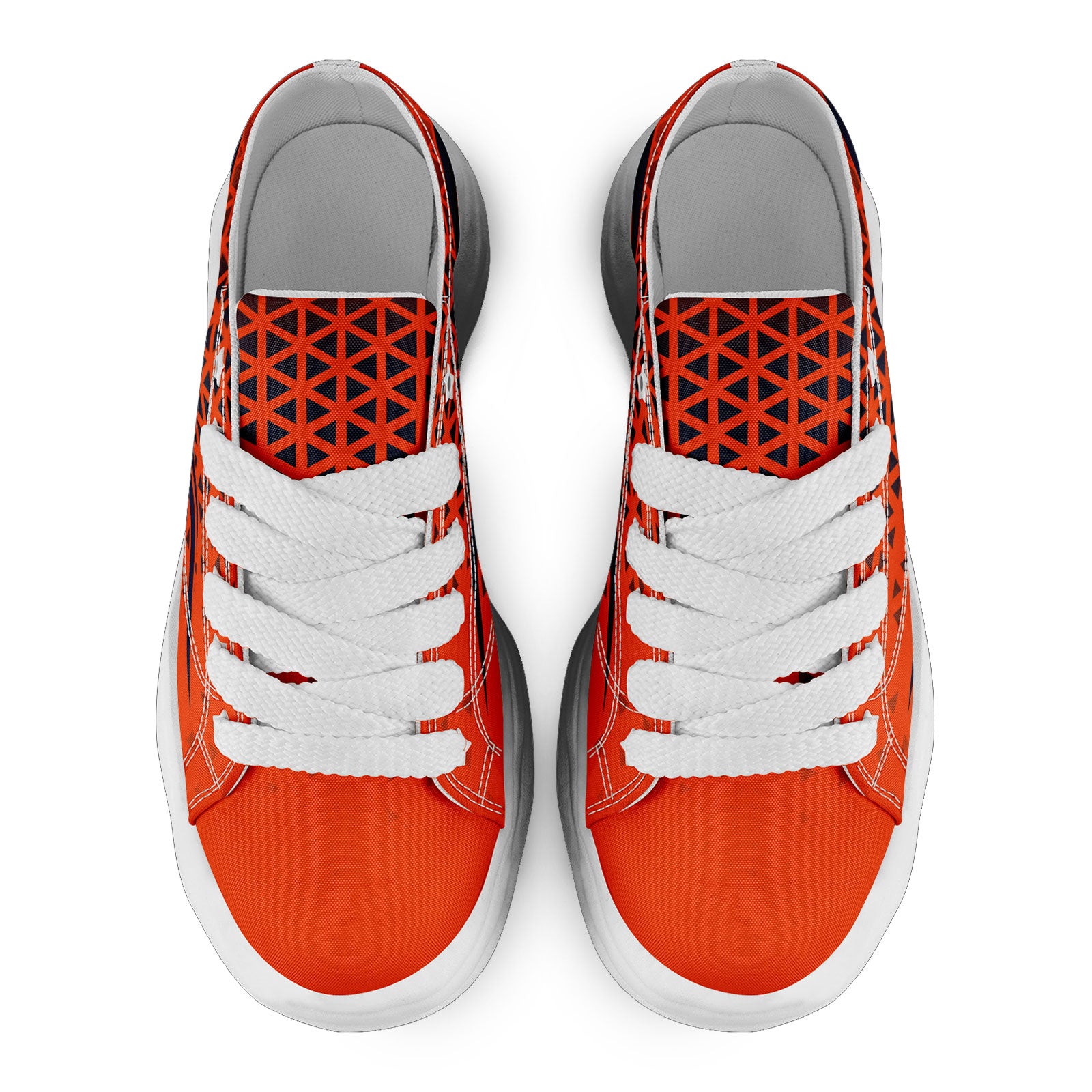 Custom Orange White Colorado Shoes Personalized Sneaker FN038-D023003-10