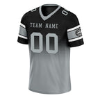 Custom Black Gray Las Vegas Personalized Authentic Football Jersey FBJ02-D020249-20