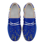 Custom Blue Yellow Los Angeles Shoes Personalized Sneaker FN042-D020279-15