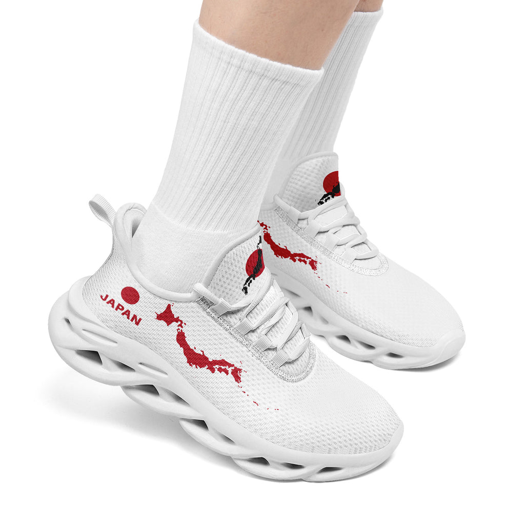 Custom Japan 2026 World Cup Sneakers DIY Country Flag Running Shoes Lightweight Sport Shoes Gift for Football Fans Personalized Team Name and Logo FN003-F025044-8