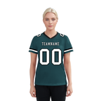 Custom Cyan Classic Style Personalized Authentic Football Jersey FBJ02-bd0a70ab