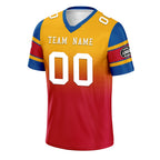 Custom Yellow Red Pittsburgh Football Jersey and Hat Combo Offer Personalized Combo ZH-D020326-30