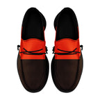 Custom Brown Orange Cleveland Jacket and Sports Shoes Combo Offer Personalized Combo ZH-D020294-8