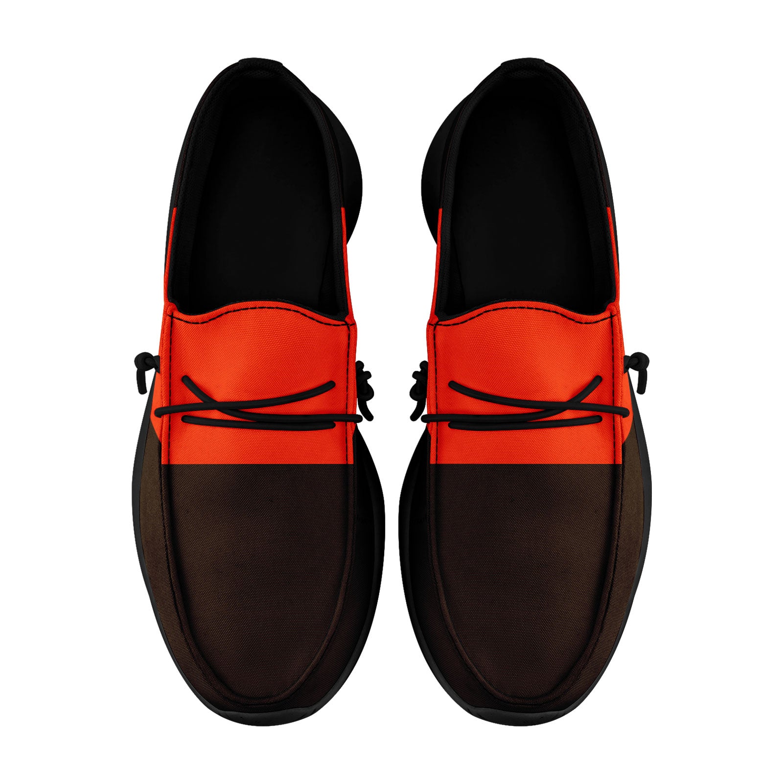 Custom Brown Orange Cleveland Jacket and Sports Shoes Combo Offer Personalized Combo ZH-D020294-8