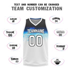 Custom Gradient Blue White Minnesota City Edition Personalized Reversible Basketball Set Sports Basketball Jersey BBJ01R-D0610-18-COOLMAX