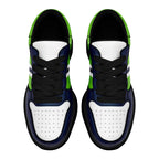 Custom Blue Green Seattle Shoes Personalized Sneaker FN032-D020389-27
