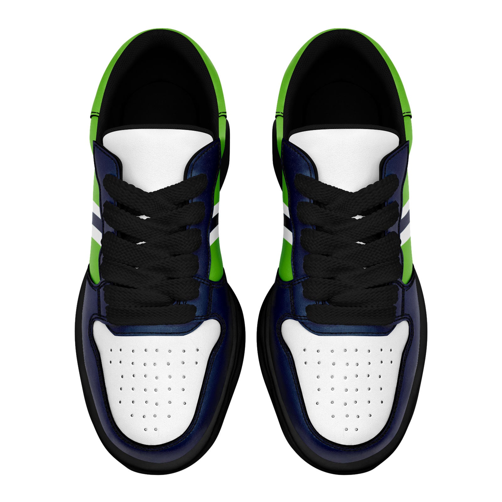Custom Blue Green Seattle Shoes Personalized Sneaker FN032-D020389-27