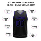 Custom Black Purple Red Toronto City Edition Personalized Reversible Basketball Set Sports Basketball Jersey BBJ01R-D0610-28-COOLMAX