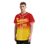 Custom Red Yellow Fade Fashion Personalized Authentic Baseball Jersey BSBJ01-D0a70d7