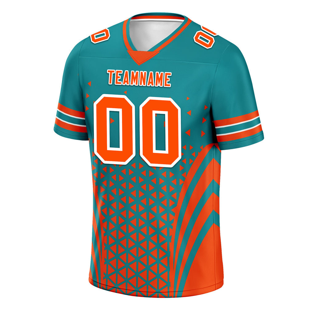 Custom Blue White Florida Football Jersey and Sports Shoes Combo Offer Personalized Combo ZH-D023031-24