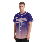 Custom Purple Pink Fade Fashion Personalized Authentic Baseball Jersey BSBJ01-D0a7070