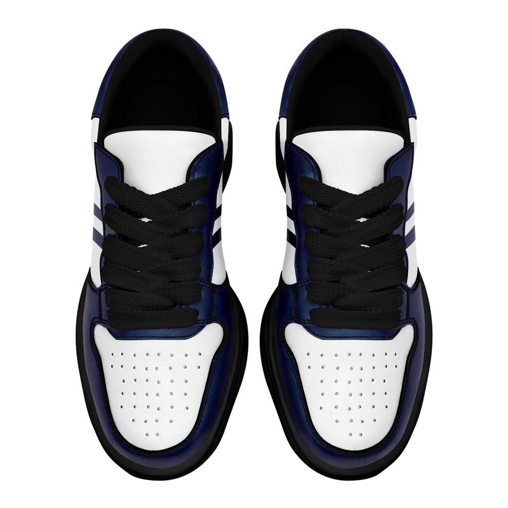 Custom Blue White Dallas Shoes Personalized Sneaker FN032-D020389-9
