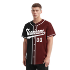 Custom Black Red Gradient Fashion Personalized Authentic Baseball Jersey BSBJ01-D0a7aae