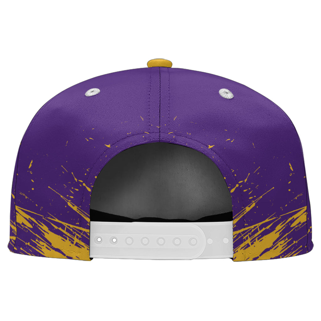 Custom Purple Yellow Minnesota Football Jersey and Hat Combo Offer Personalized Combo ZH-D020326-17