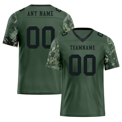 Custom Camo Personalized Authentic Football Jersey FBJ02-D06129