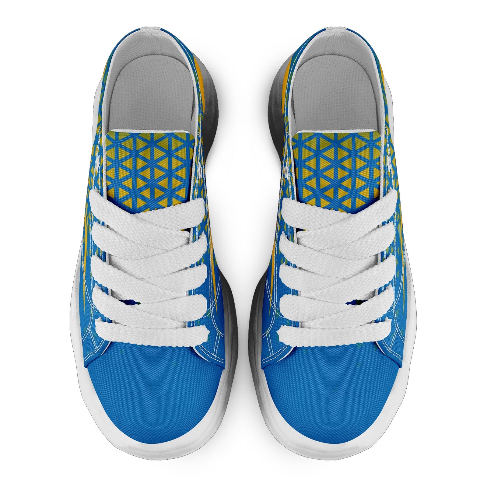 Custom Blue White California Shoes Personalized Sneaker FN038-D023003-22 Custom Online