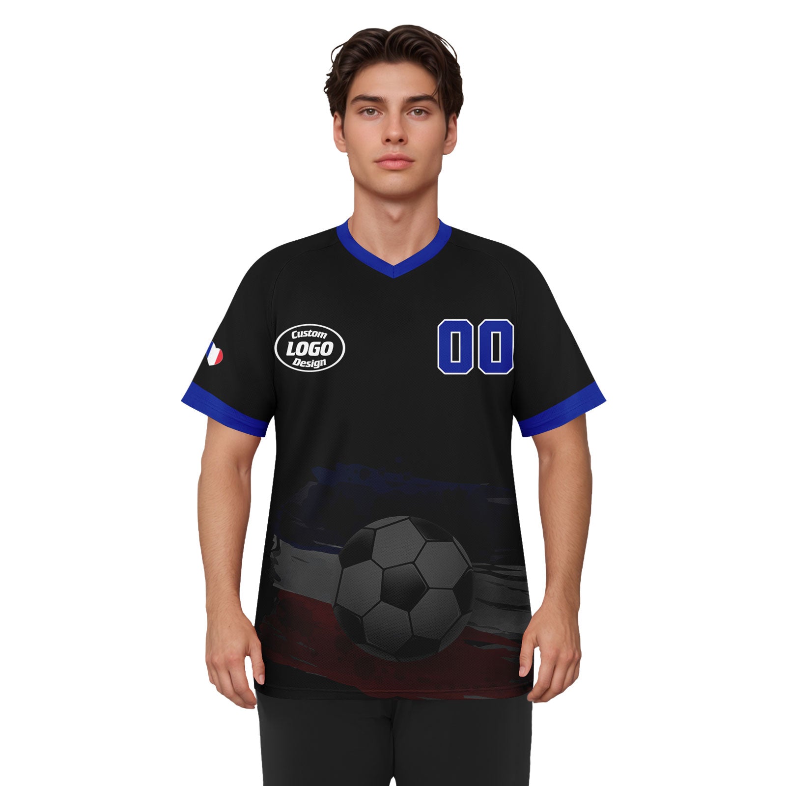 Custom France 2026 World Cup Football Shirt Customized Soccer Jersey for Fans Add Your Name & Number FZ190-F025083-5