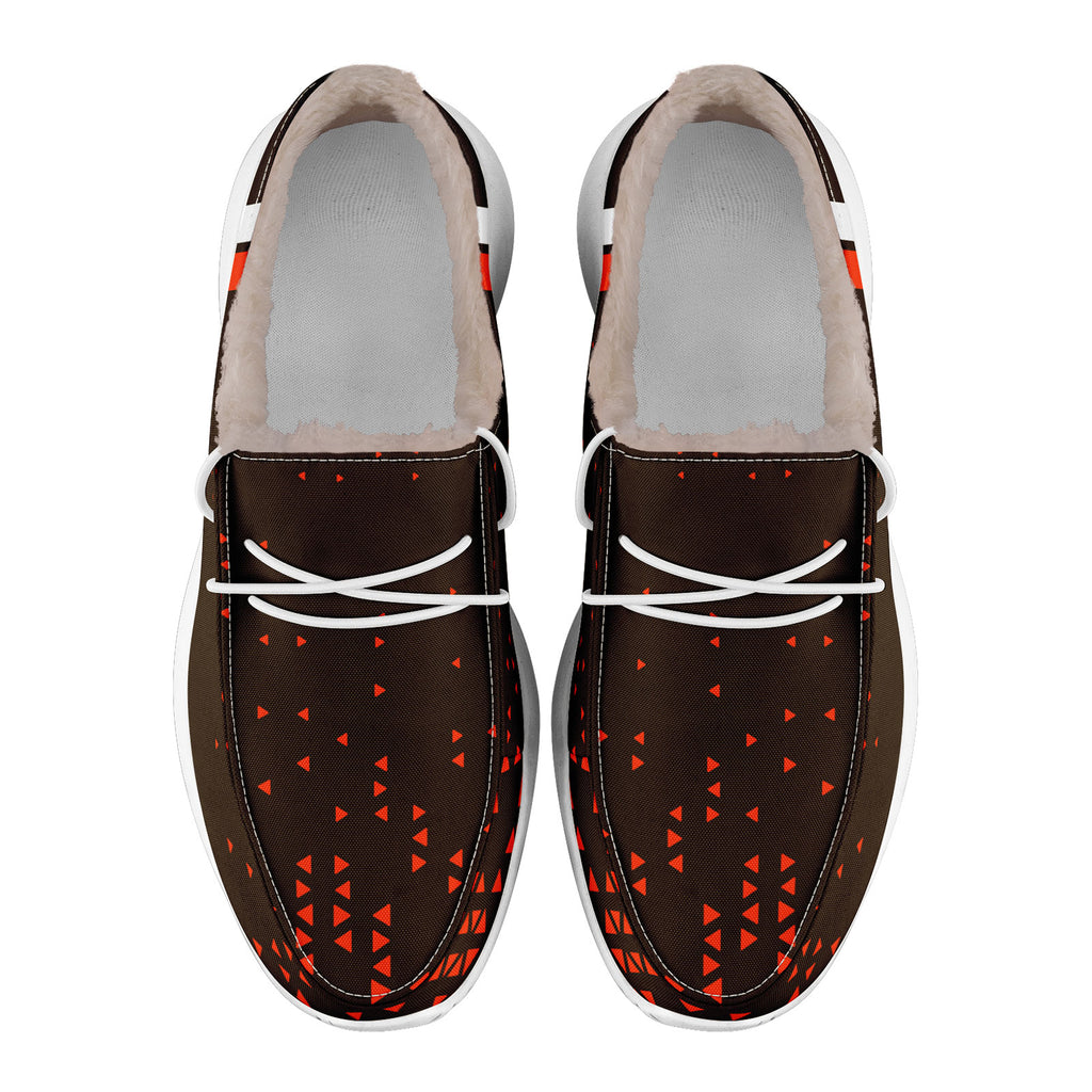 Custom Black Orange Cleveland Shoes Personalized Sneaker FN042-D020279-8