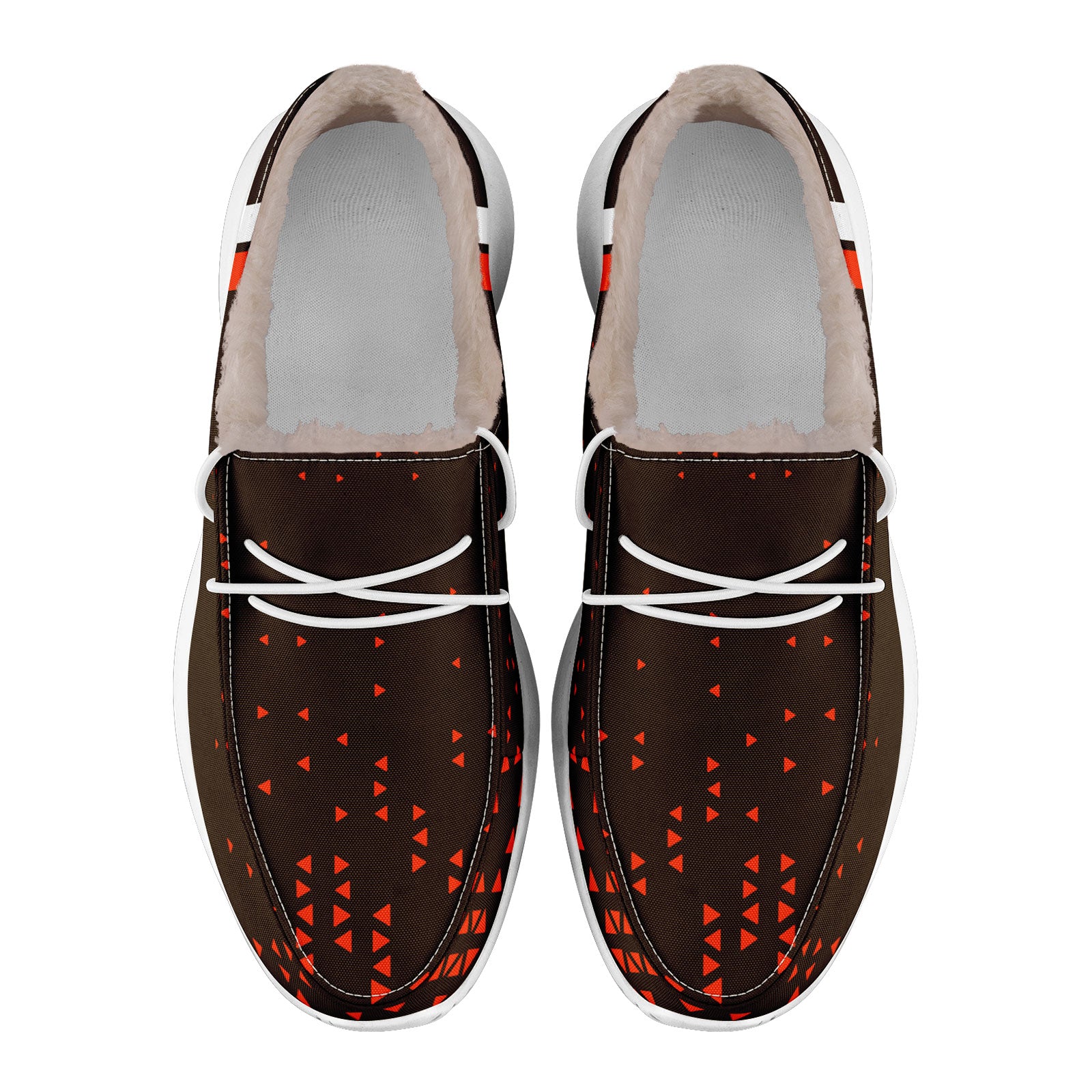 Custom Black Orange Cleveland Shoes Personalized Sneaker FN042-D020279-8