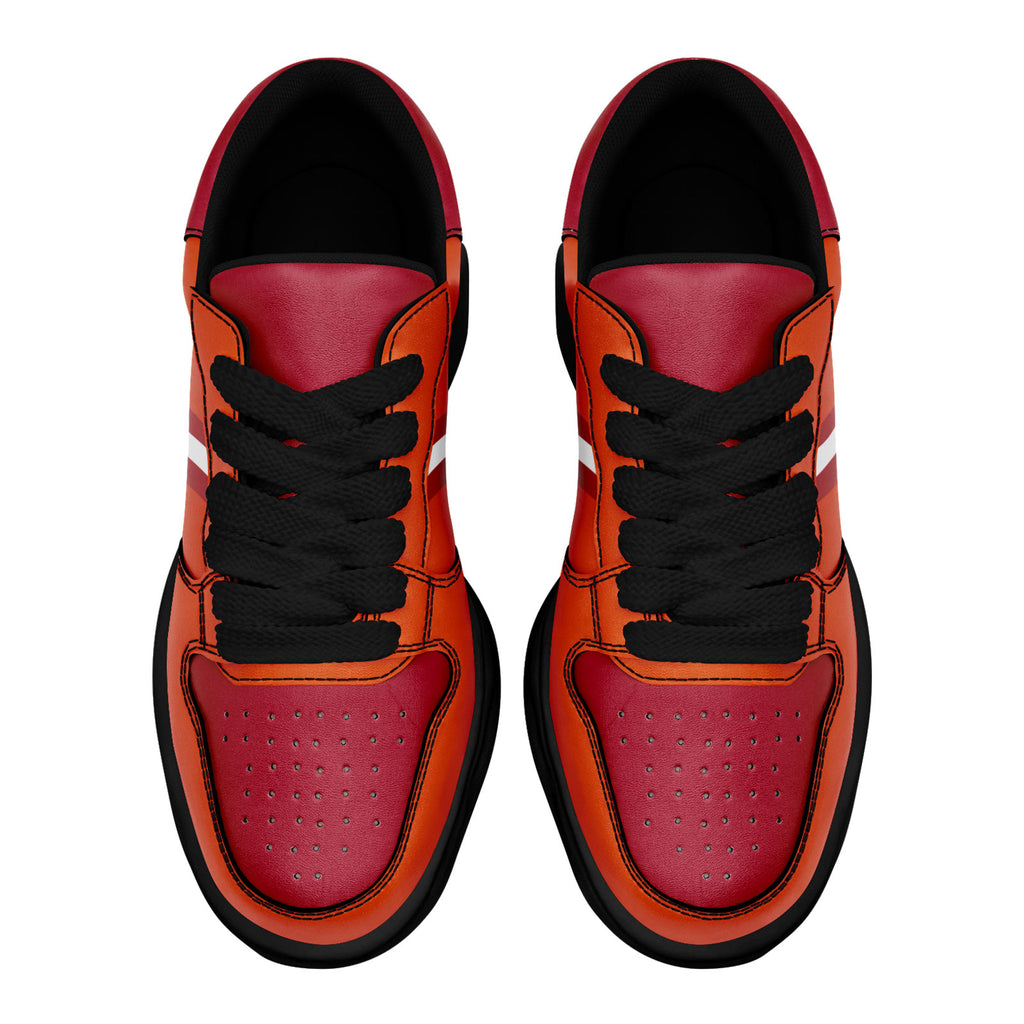 Custom Red Orange Tampa Bay Shoes Personalized Sneaker FN032-D020389-29