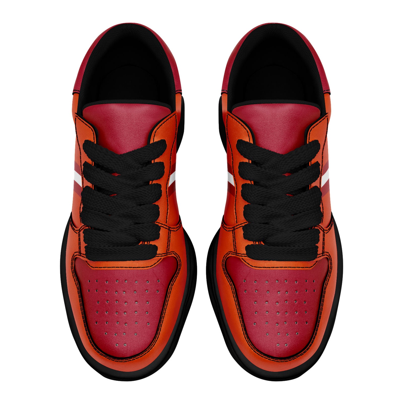 Custom Red Orange Tampa Bay Shoes Personalized Sneaker FN032-D020389-29