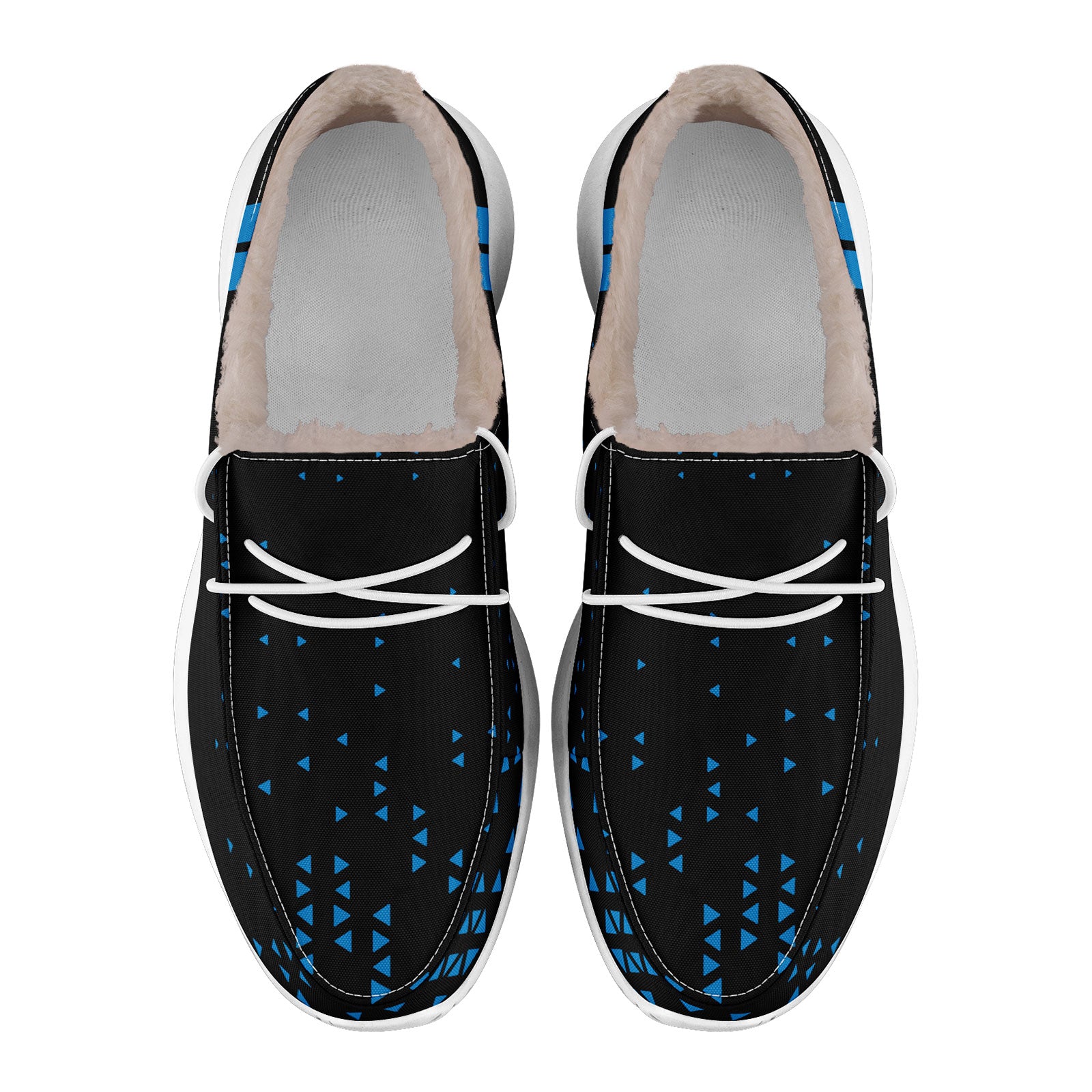 Custom Black Blue Carolina Shoes Personalized Sneaker FN042-D020279-5