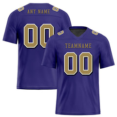 Custom Purple Baltimore Personalized Authentic Football Jersey FBJ02-E0601-3