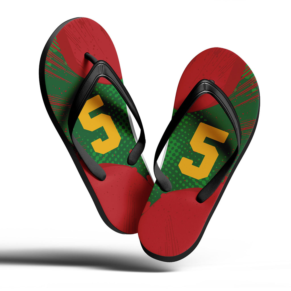 Custom Morocco 2026 World Cup Sneakers DIY Country Flag Running Shoes Lightweight Sport Shoes Gift for Football Fans Personalized Team Name and Logo FN058-F009124-4