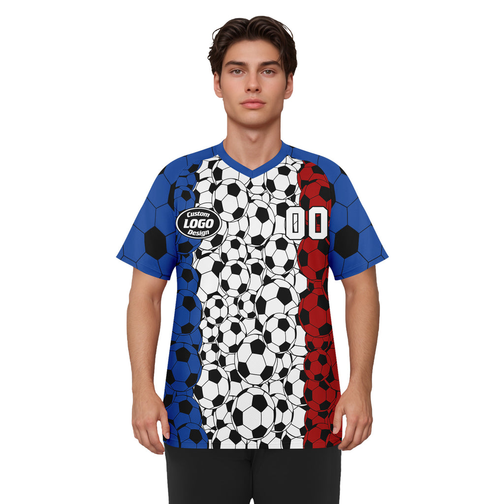 Custom France 2026 World Cup Football Shirt Customized Soccer Jersey for Fans Add Your Name & Number FZ190-F023107-15
