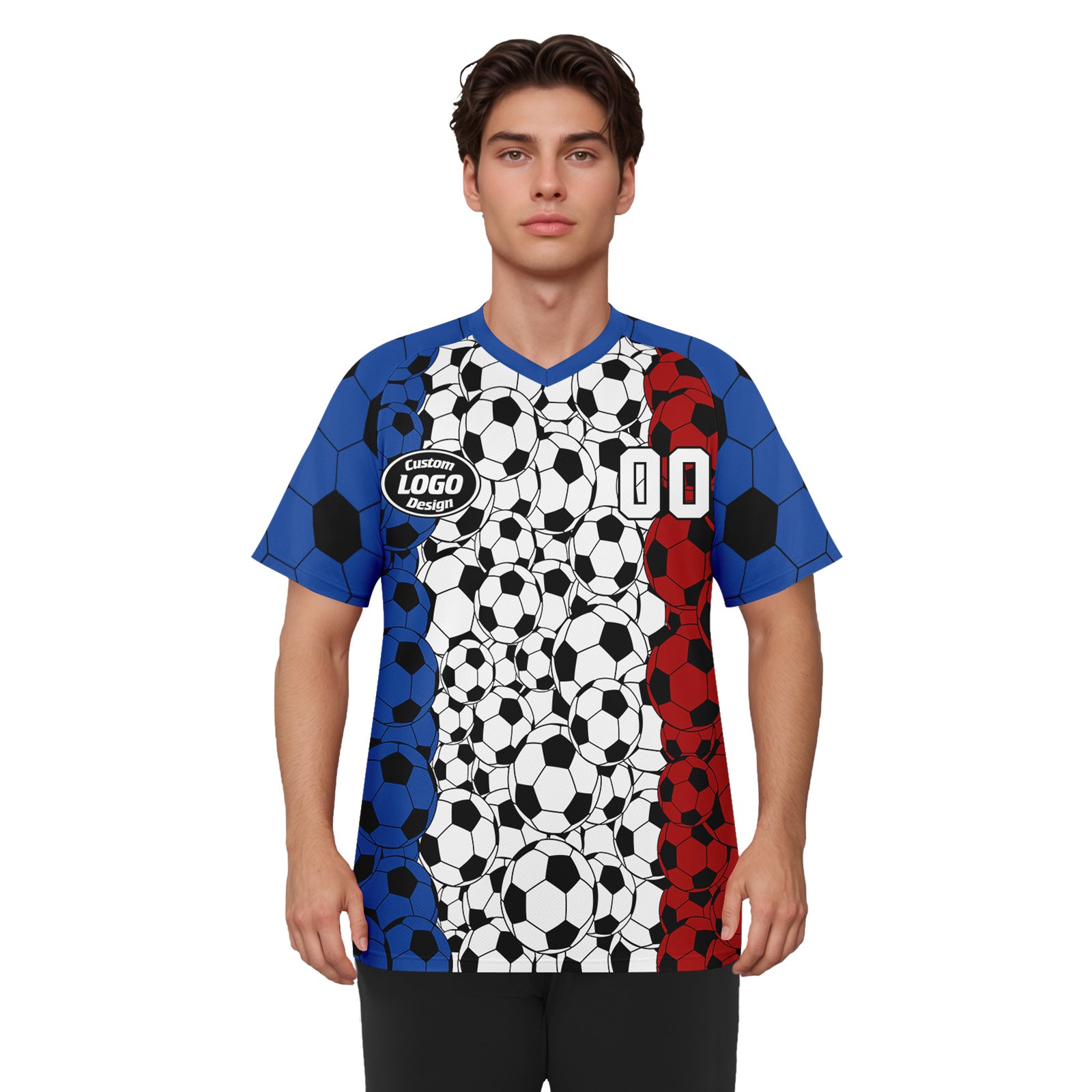 Custom France 2026 World Cup Football Shirt Customized Soccer Jersey for Fans Add Your Name & Number FZ190-F023107-15