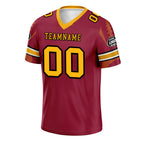 Custom Red Arizona Personalized Authentic Football Jersey FBJ02-D025033-1
