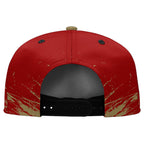 Custom Red Yellow San Francisco Hat Sport Design Cap Stitched Adjustable Personalized PR067B-D020261-25