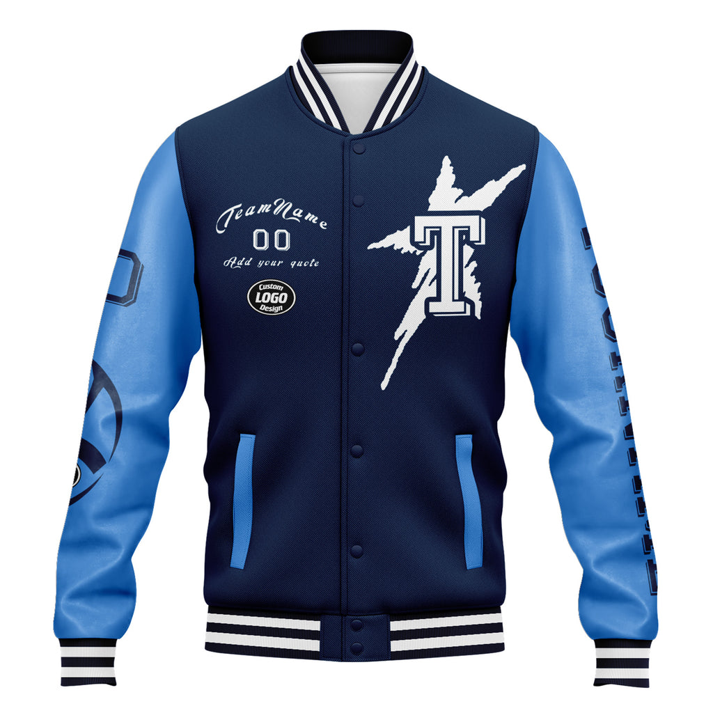 Custom Blue Tennessee Jacket and Sports Shoes Combo Offer Personalized Combo ZH-D020294-32