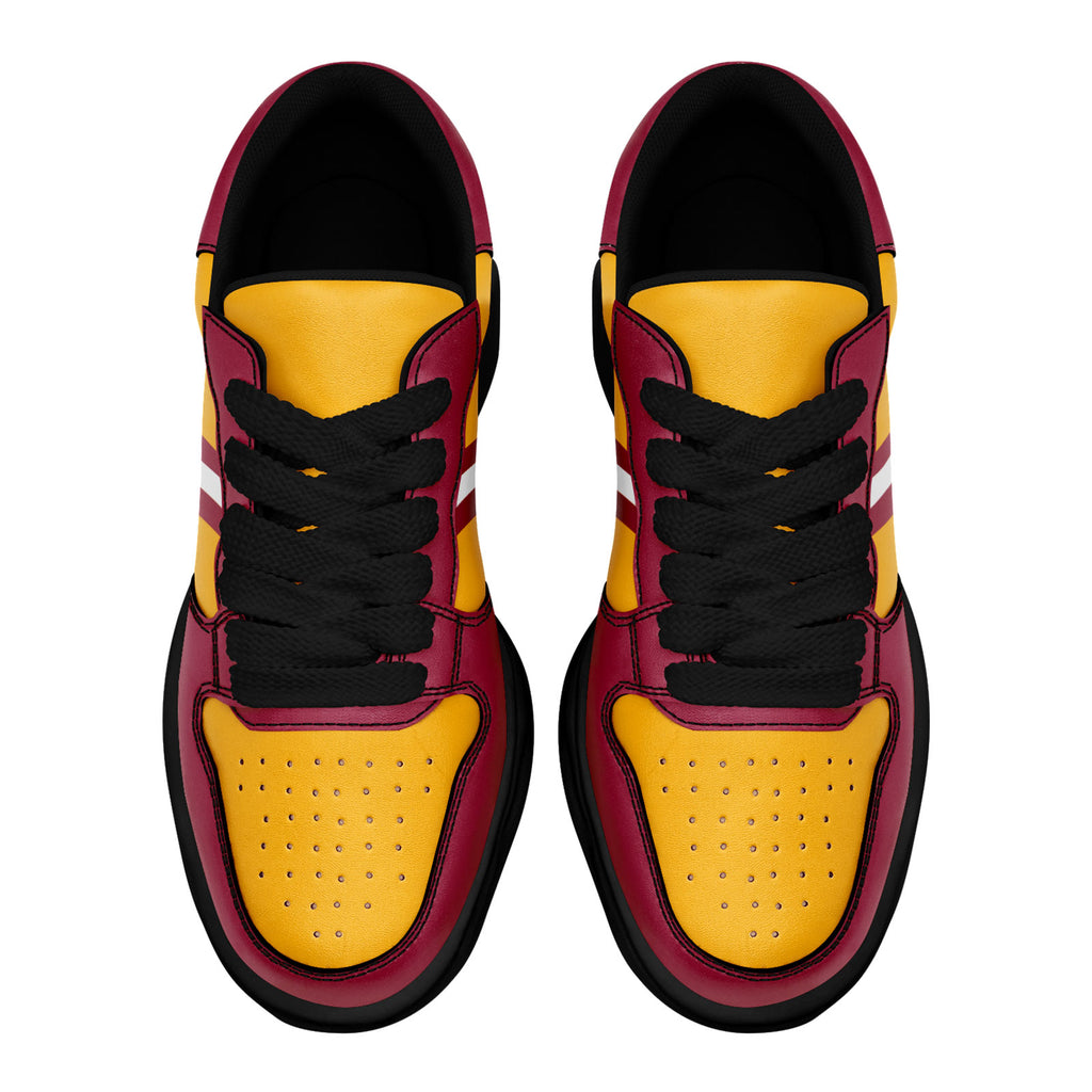 Custom Red Yellow Arizona Shoes Personalized Sneaker FN032-D020389-1