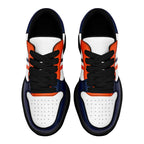 Custom Blue Orange Denver Shoes Personalized Sneaker FN032-D020389-10